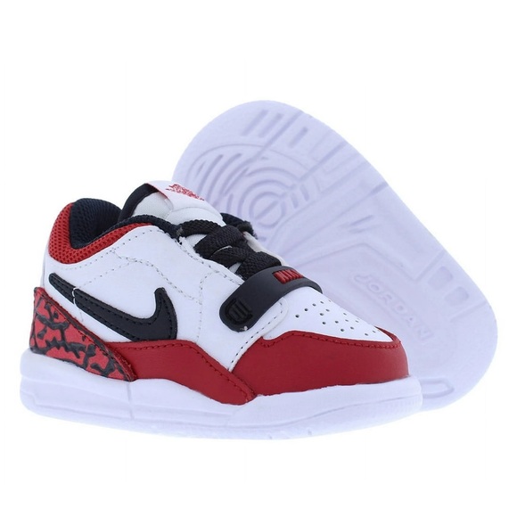 Nike Jordan Legacy 312 Low (Td) Baby Toddlers Shoe Size 5c (White/Black/Gym Red)